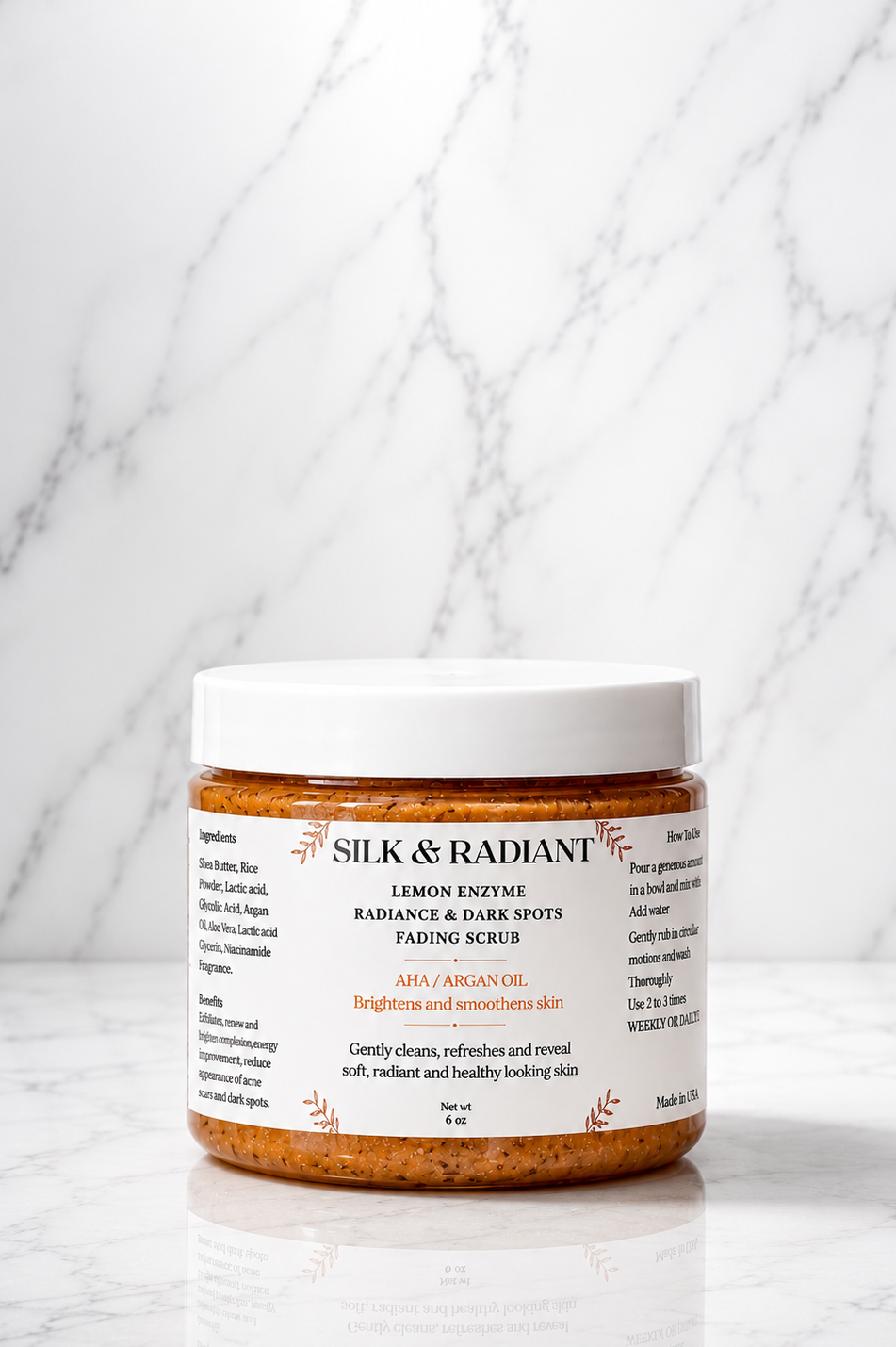 Radiance and Dark Spots Fading Face scrub