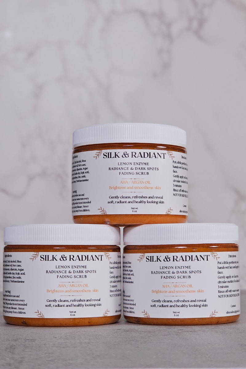 Dark Spots Scrub | Dark Spots Fading Scrub | Silk and Radiant